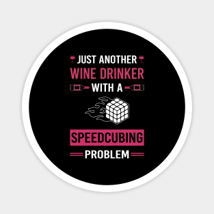 Wine Drinker Speedcubing Speedcube Speedcuber Speed Cubing Magnet